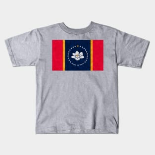 State flag of Mississippi Kids T-Shirt